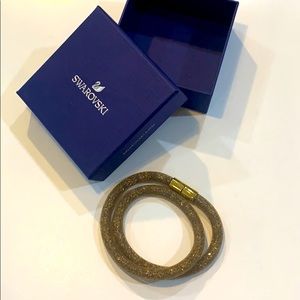 Swarovski stardust double bracelet